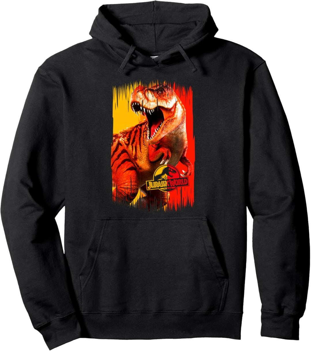 Jurassic World T-Rex Paint Swipe Poster Pullover Hoodie