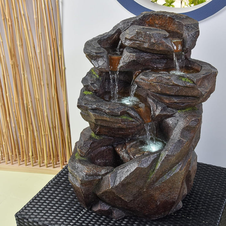 XL Gartenbrunnen Wasserfall Niagara - Natural Waterfall Fountain Outdoor and Indoor - Zen and Decora