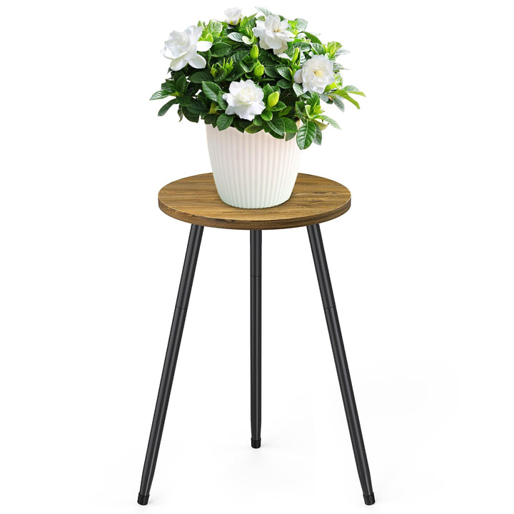 STLOVe Pflanzenhocker, Blumentopf Beistelltisch Rund, Couchtisch, Sofatisch, Blumenhocker Pflanzenst