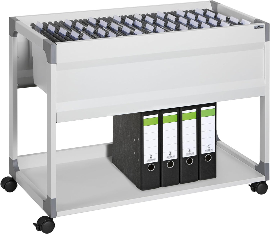 Durable System File Trolley 100 Multi, grau, 378510, Grau