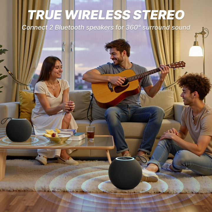 C57 Tragbarer Bluetooth Lautsprecher 30w Stereo Sound, Bluetooth 5.3 TWS Paarung Ipx5 Wasserdicht, R