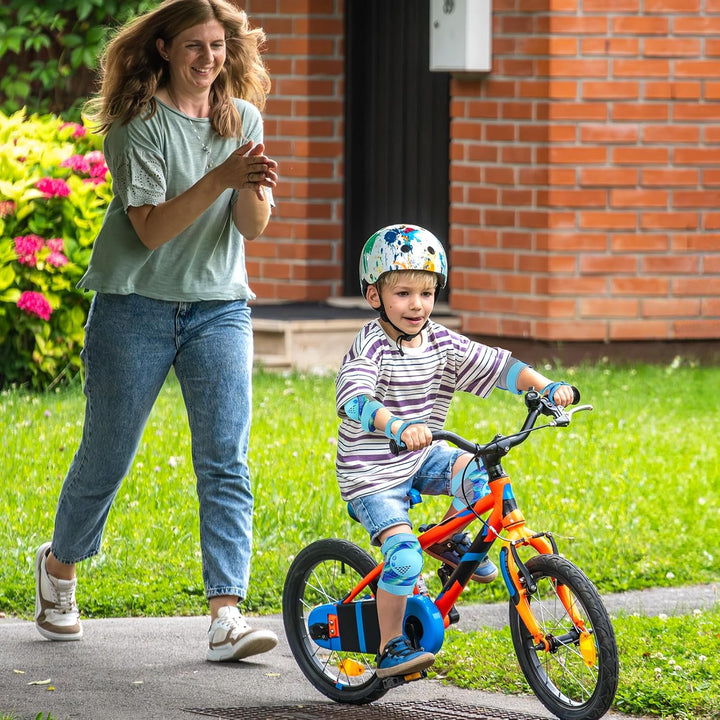 BOSONER Knieschoner Kinder Schoner Inliner Protektoren 6er Set Schützer Inliner Inline Skates Knie U