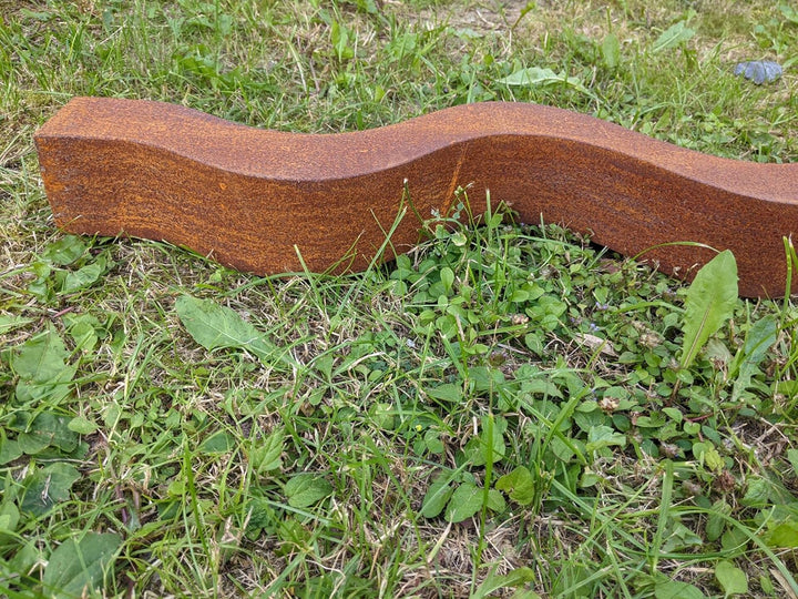 Edelrost Gartenfigure, Garten Gartenstecker, Skulptur , Handarbeit L8B18H125cm 3kg
