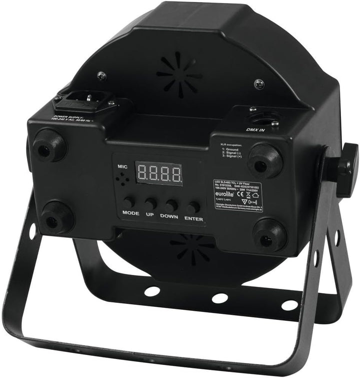 Eurolite LED SLS-603 TCL + UV Floor | Flacher Scheinwerfer mit 5 x 3-W-3in1-LED (RGB) & einer 3-W-UV
