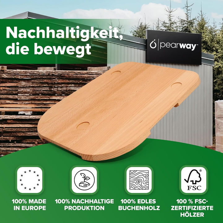 Gleitbrett für Thermomix TM6 &amp; TM5 | Premium Thermomix Gleitbrett aus FSC HOLZ MADE IN EU | leicht g
