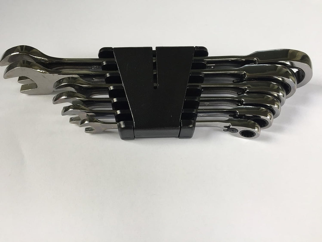 Zebra Würth Ratschen Ringmaulschlüssel Satz Multi umschaltbar 6 Teile