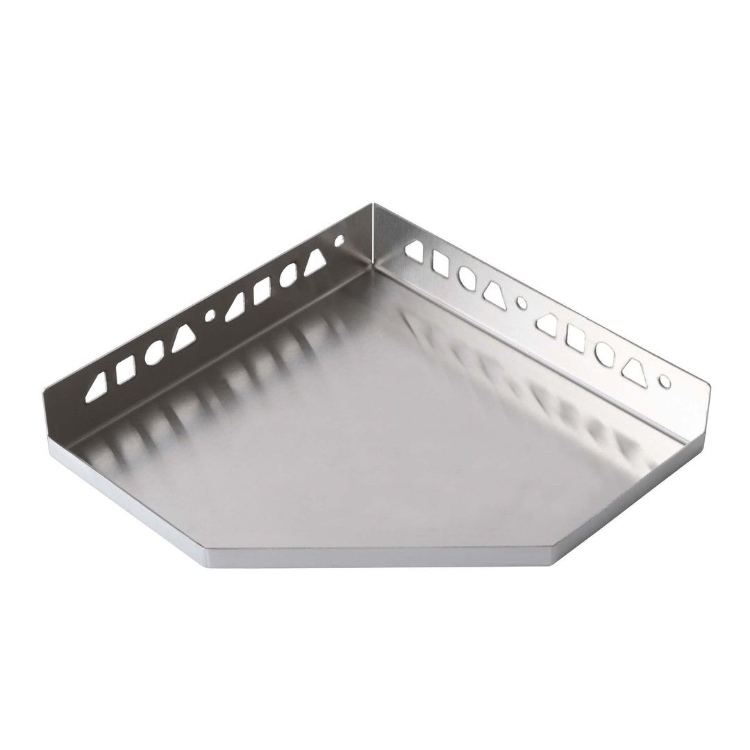 Befliesbare Duschablage Ecke 200mm x 200mm Silber Ablage zum Einfliesen, Edelstahl korrosionsbeständ