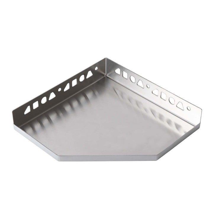 Befliesbare Duschablage Ecke 200mm x 200mm Silber Ablage zum Einfliesen, Edelstahl korrosionsbeständ
