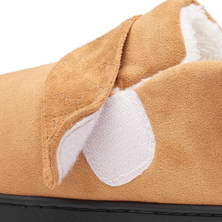 Mishansha Herren Winter Warme Hausschuhe Memory Foam Plüsch Pantoffeln,Gr.39-48 Gebrannte Umbra 39 E