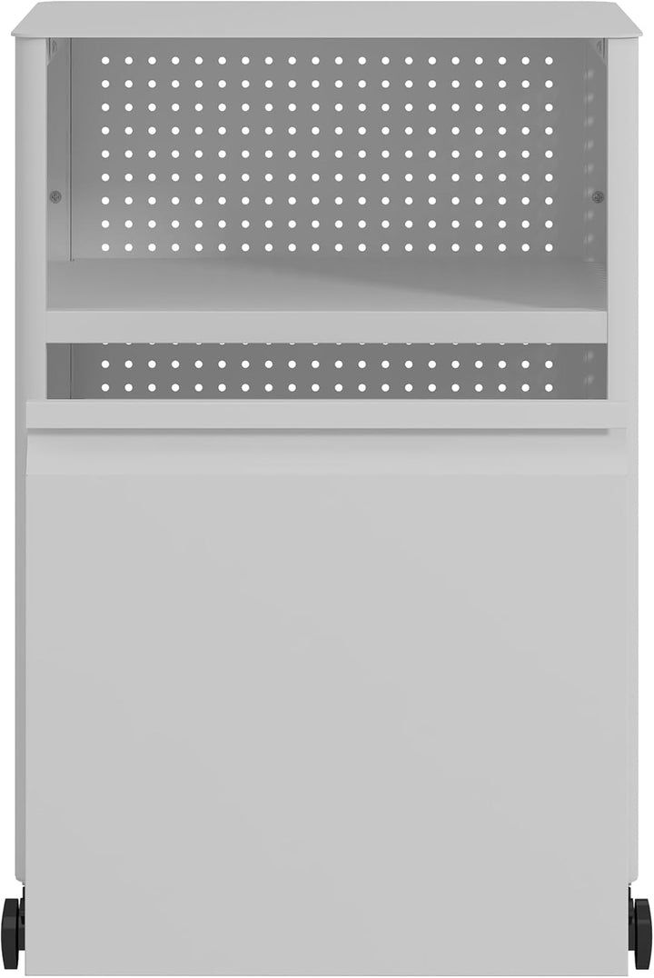 [en.casa] Rollcontainer mit Schublade Velvevn Aktenschrank mit 5 Rollen Büroschrank Metall 54 x 40 x