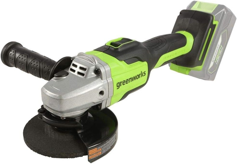 Greenworks Tools GD24AG Akku Winkelschleifer 125 mm Schneidemesser, 10500rpm, Links- oder Rechtshänd