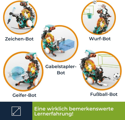 Velleman 5-In-1 Mechanical Coding Robot