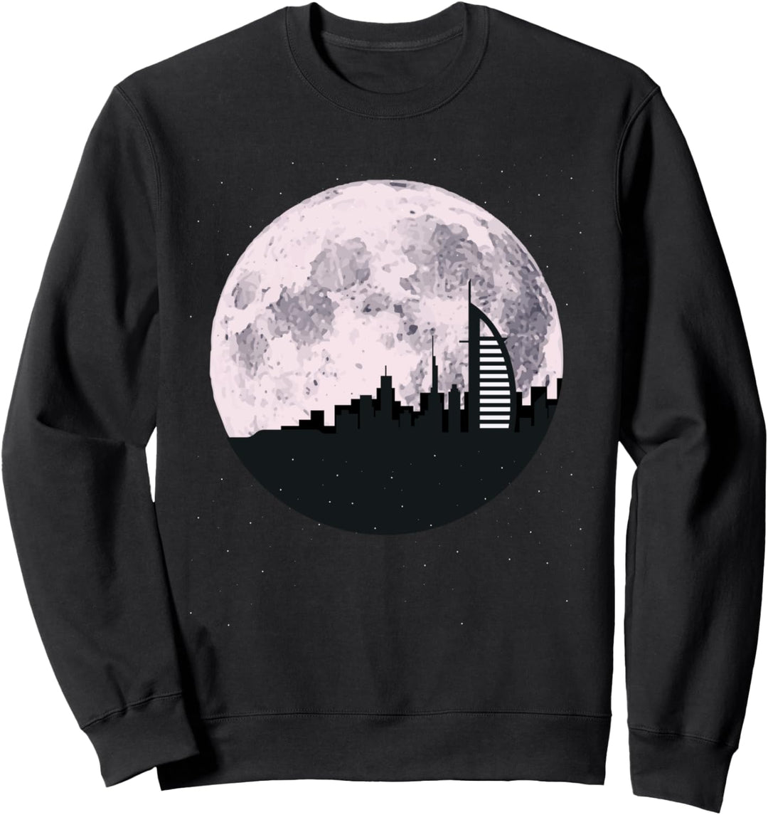 Dubai city moon Sweatshirt
