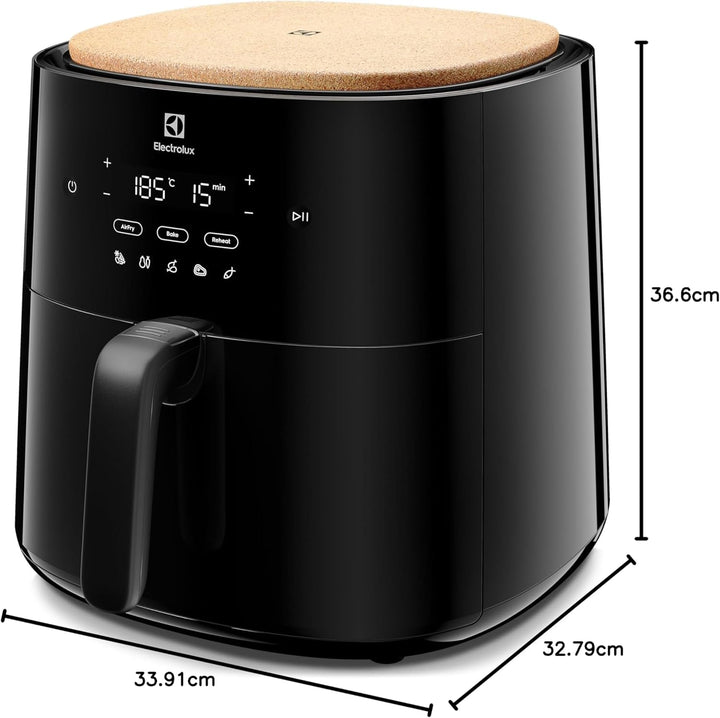 Electrolux Luftfritteuse EAF7B - Kapazität 7 l - Luftfritteuse Antihaftbeschichtung - 1800 W - 8 vor