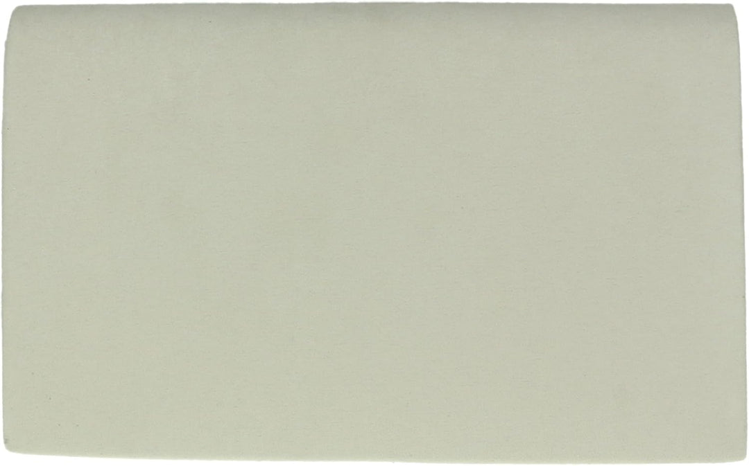 Girly Handbags Faux Suede Clutch Bag Envelope Metallic Frame Women Handbag Ivory Elfenbein, Elfenbei