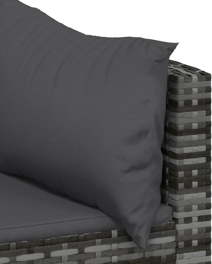 Festnight 3-TLG. Set balkonmöbel Kleiner, Balkon Lounge Klein, Rattan Gartenmöbel Set, Garten Lounge