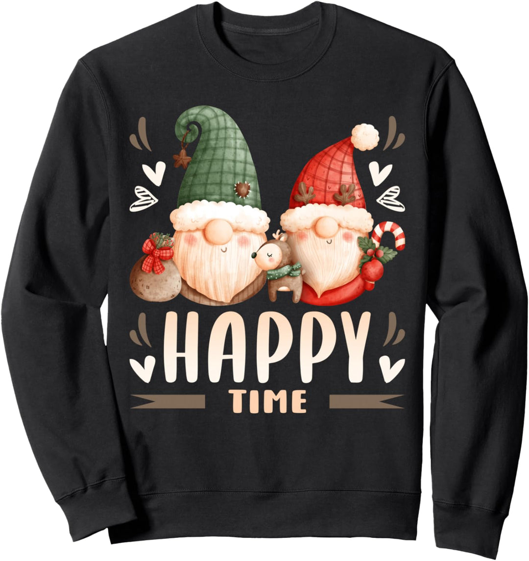 Weihnachtsmann Wichtel, Happy Christmas Time Sweatshirt