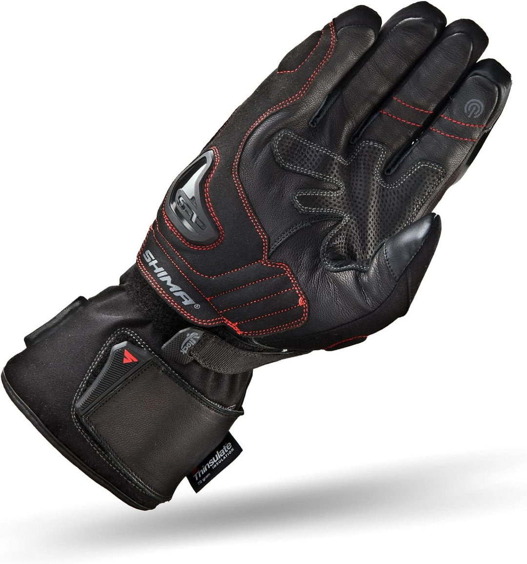 SHIMA Inverno Motorradhandschuhe Herren - Ganzjährig, wasserdichte, Touchscreen, Isolierte Handschuh