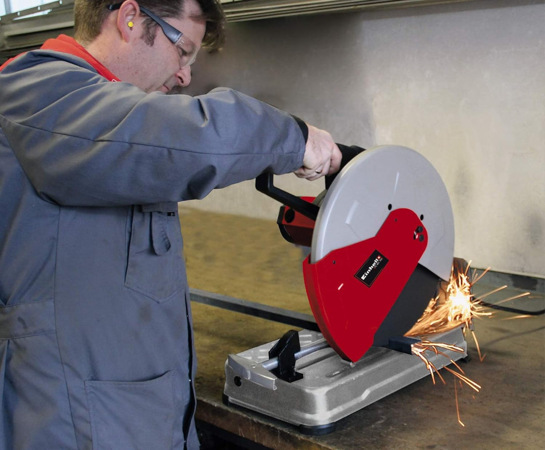 Einhell Metall-Trennmaschine TC-MC 355 (2.300 W, 4.000 min-1, Trennscheibe Ø 355 x Ø 25.4 x 3.2 mm,