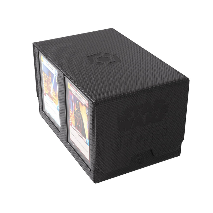 Gamegenic, Star Wars: Unlimited Double Deck Pod (Black) Schwarz, Schwarz