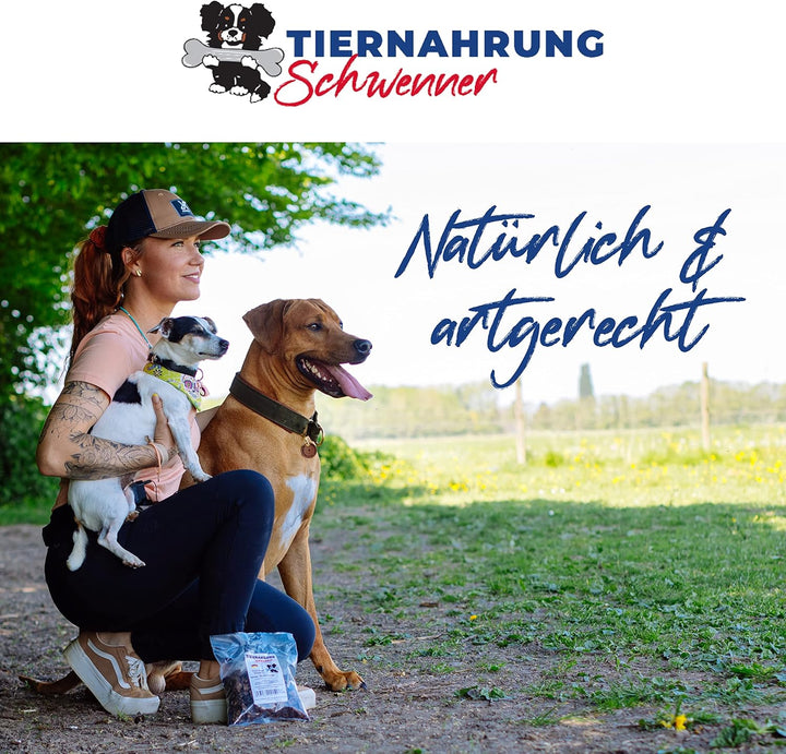 Ochsenziemer für Hunde – 12cm grosse Kauartikel - 5 Stck. für langanhaltenden Kauspass 150 g (1er Pa