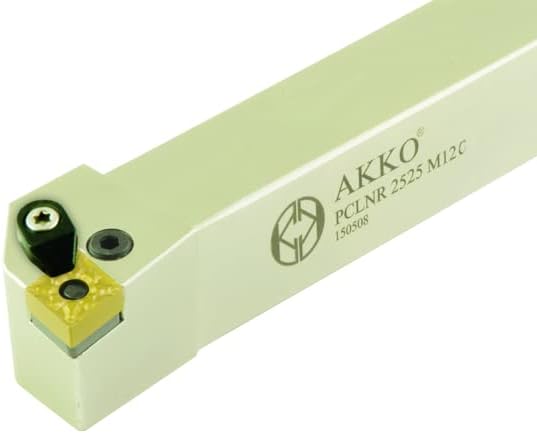 AKKO External Turning Toolholder, Metal Lathe Tool, Indexable Insert Holder, Alpha Coated CNC Machin