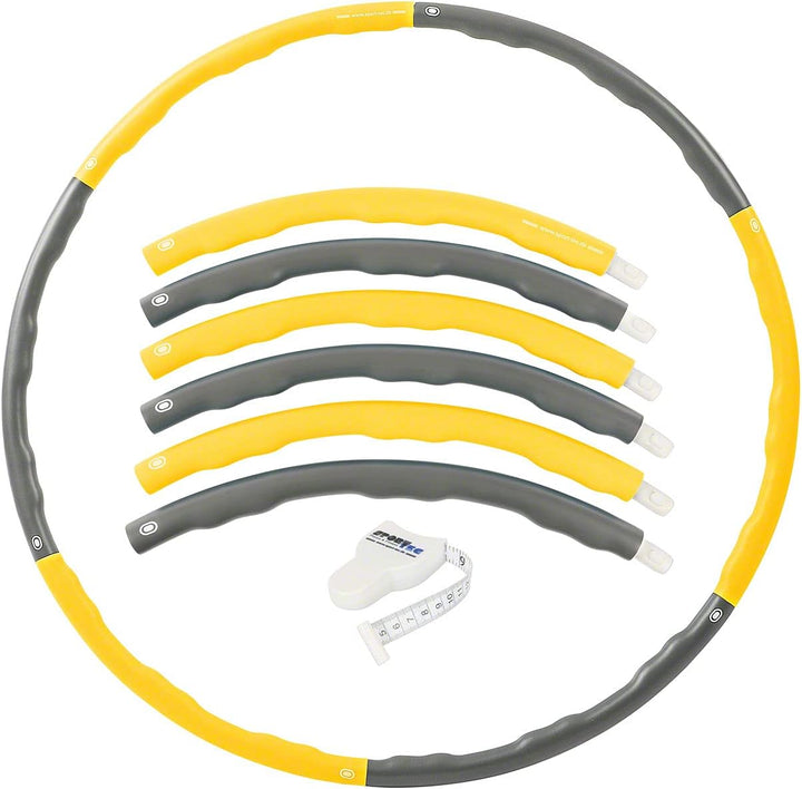 Sport-Tec Hula Hoop Reifen, ø 100 cm, 1,5 kg, inkl. Massband Power Fitnessreifen Hulahoop zur Gewich