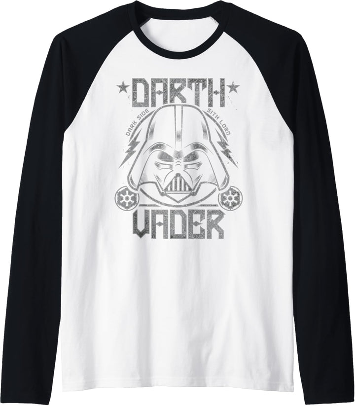 Star Wars Darth Vader Helmet Outline Raglan