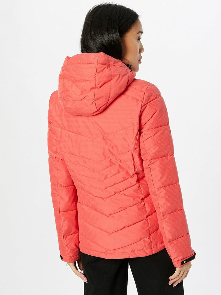 Killtec Damen Kow 149 Wmn Qltd Jckt Steppjacke mit abzippbarer Kapuze 36 00428-himbeere, 36 00428-hi