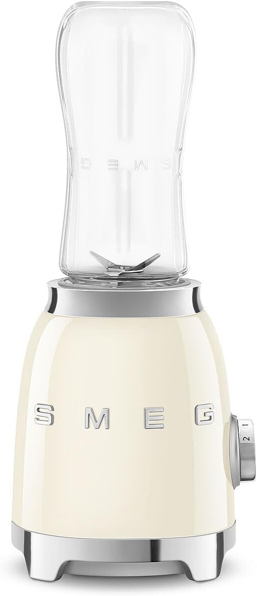 SMEG - Mini Liquidificadora Anni50, Creme PBF01CREU, Creme
