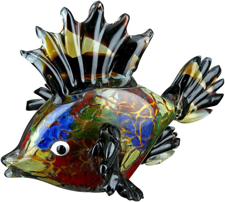 GILDE GLAS art Fisch Pondo - mundgeblasen - jedes Teil EIN Unikat - Breite ca. 24 cm
