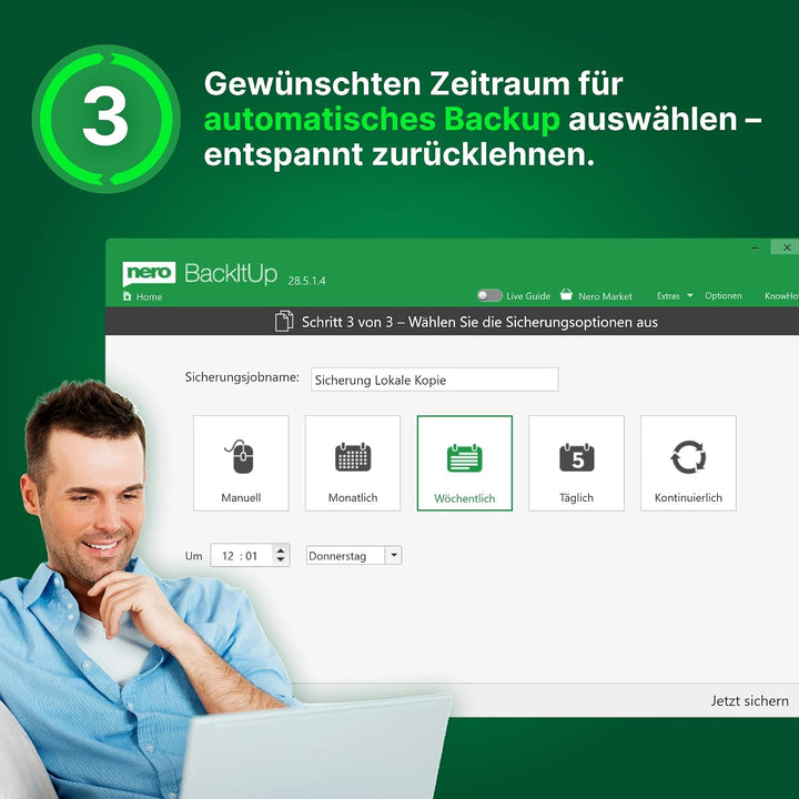 Nero Testsieger Datensicherung Software - Backup erstellen, Auto-Backup, Cloud-Sicherung, Datenrettu
