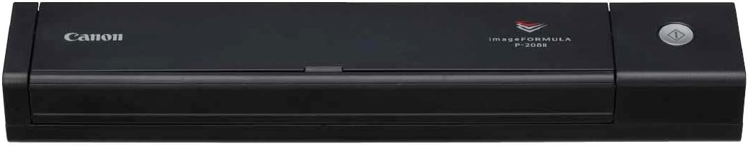 Canon P-208II - imageFORMULA Mobiler Dokumentenscanner (Duplex DIN-A4 Einzug, Farbe, 600dpi, 8 Seite
