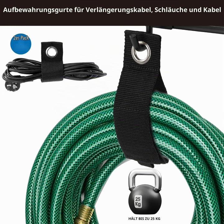 Sinoer Garage Tool Management Wall Rack, Metall-Gartengerätehalter,Garage Wall Management Storage Ra