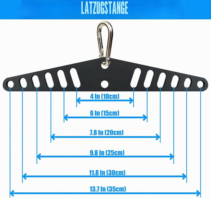 KORIKAHM Multi-Grip LAT Pull Down Bar für Home Gym Fitness, Spreizplatte LAT Pulldown Aufsätze für P