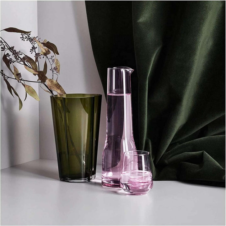 Iittala Vase Aalto 220 mm Grün aus Glas, 220 mm Grün
