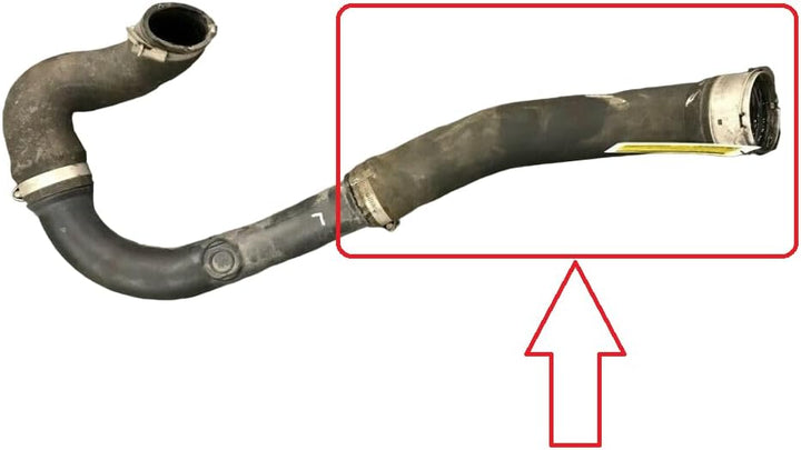 Ladeluftschlauch Turboschlauch kompatibel mit Jeep Compass (MK49), 2.0 CRD, 2.2 CRD, 04891966AB, Ori