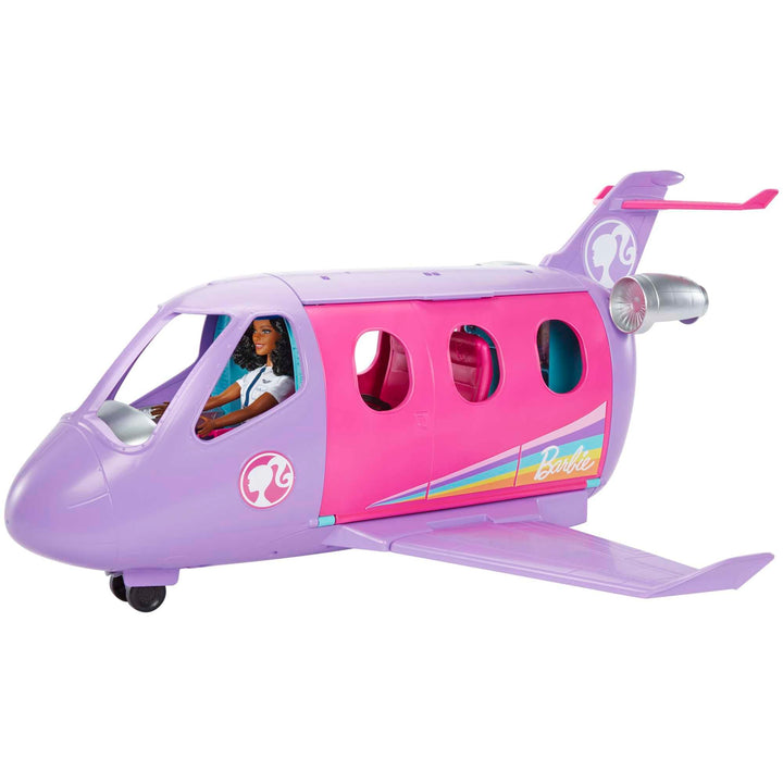 Barbie Flugzeug und Pilot Puppe, Life in The City Airplane Adventures, echte bewegliche Räder, Reise