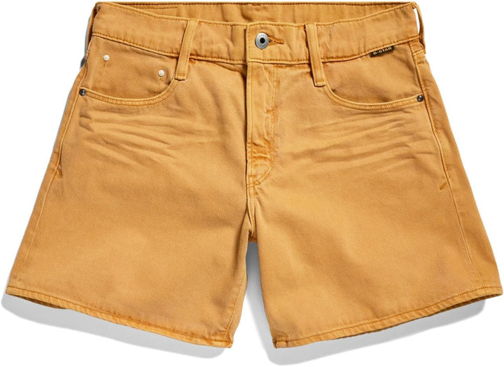 G-STAR RAW Damen Judee Denim Shorts 31W Gelb (Rainbow Harvest Gd D23211-d300-g039), 31W Gelb (Rainbo
