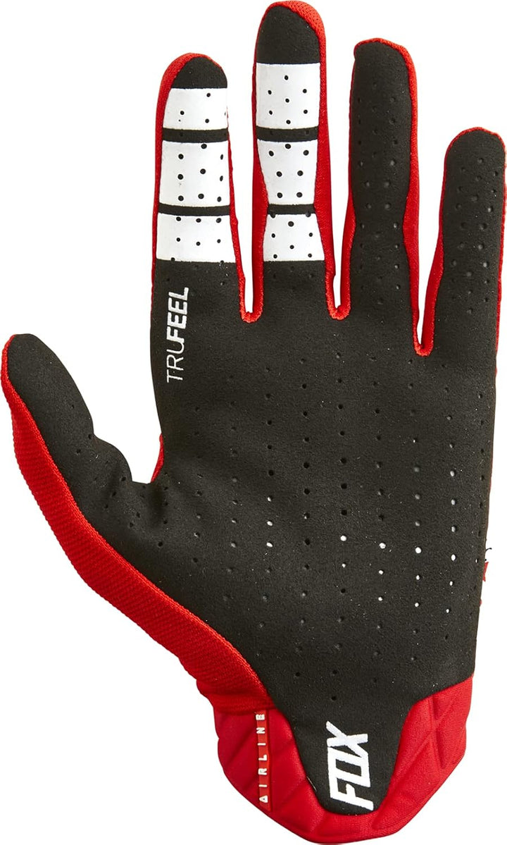 Fox Racing Herren Airline Glove Motorrad Handschuhe L Fluoreszierendes Rot, L Fluoreszierendes Rot