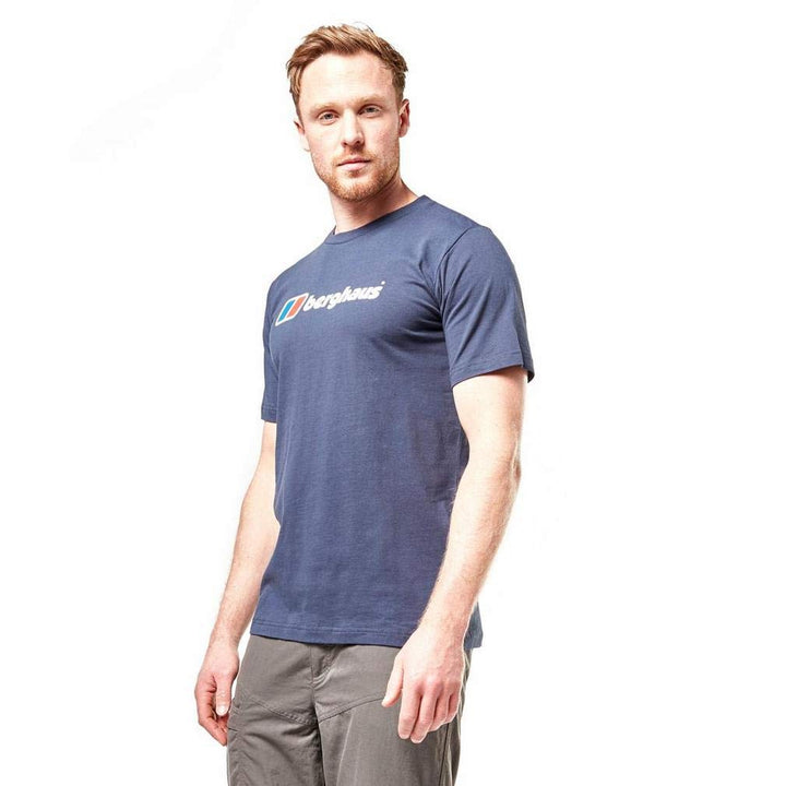 Berghaus Herren Big Corp Logo T-Shirt, Dusk