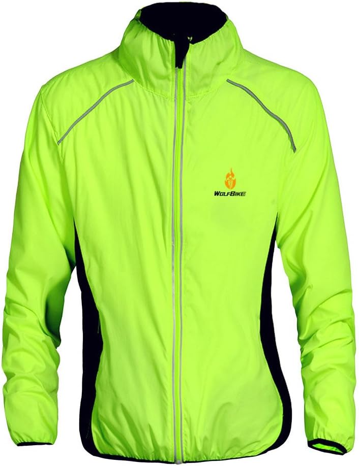 WOSAWE Herren-Fahrradjacke Winddichte wasserdichte MTB Mountainbike Jacket Für Radfahren, Joggen & W