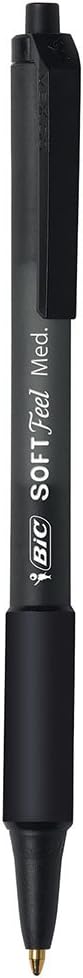 BIC Cristal Xtra Glatte Medium Kugelschreiber (1,0 mm) frischen Atem Box, schwarz. 13 Schwarz, Schwa