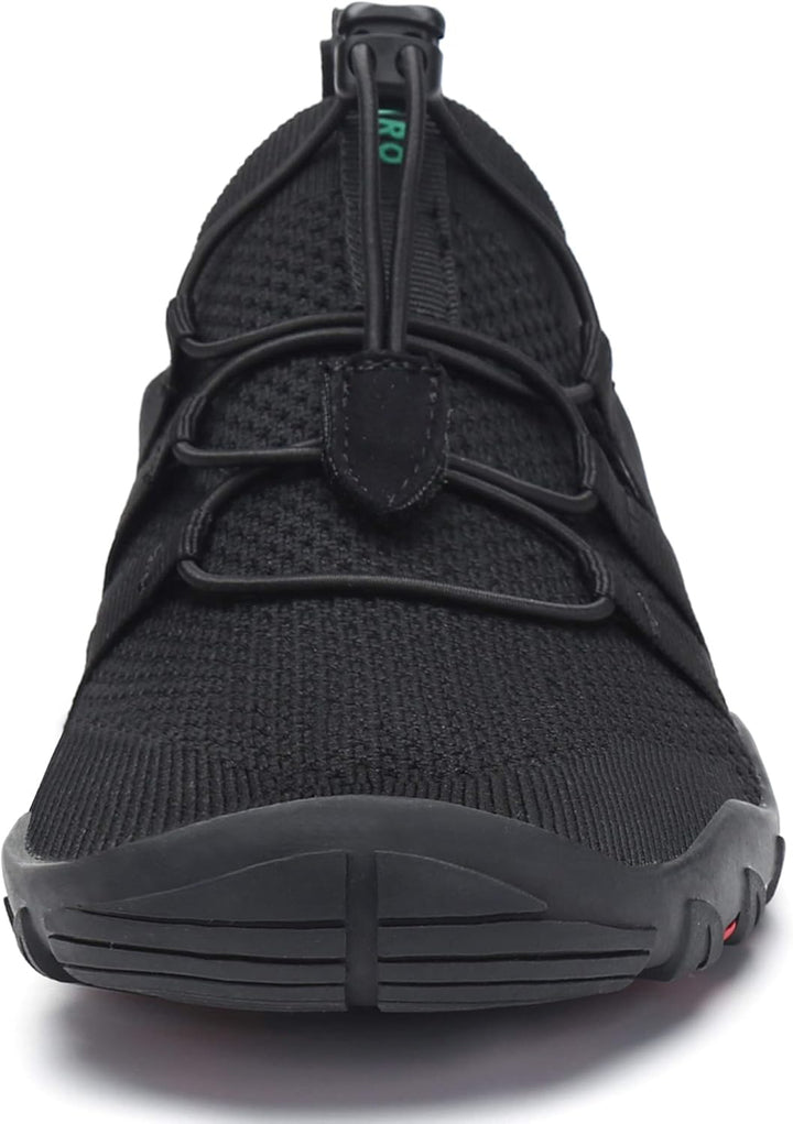 SAGUARO Herren Badeschuhe Damen rutschfeste Sohle Schnell Trocknend Schwimmschuhe 37 EU Dunkelschwar