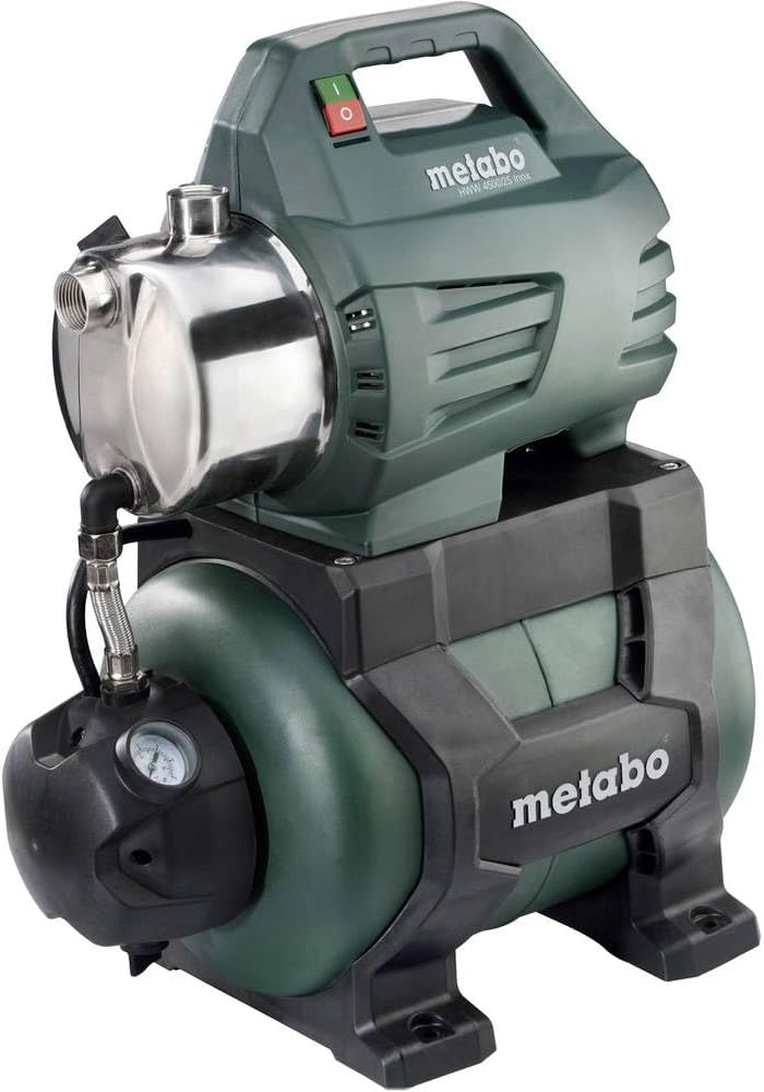 Metabo Hauswasserwerk HWW 4500/25 Inox (600972000) Karton, Nennaufnahmeleistung: 1300 W, Max. Förder