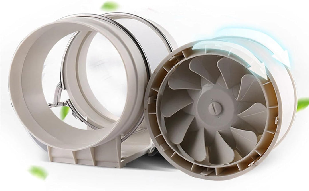 Ø100 150mm/200mm Abluftventilator Rohrlüfter mit Kugellager Lüfter Vents, Rohrventilator Ventilator