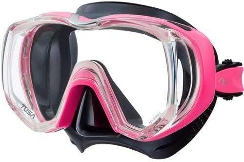 Taucherbrille Tusa Tri-Quest Freedom - tauchmaske schnorchelmaske erwachsene silikon (M-3001) Fishta