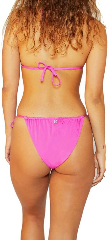 Hurley Damen W Drawstring Mod Bikini BTM Bikini Bottoms S Hot Pink, S Hot Pink