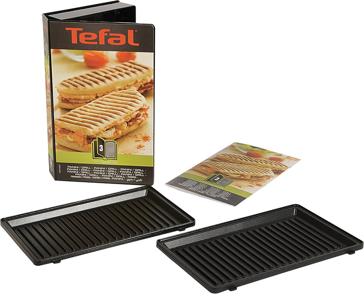 Tefal Snack Collection Teller mit Antihaftbeschichtung Mini Madeleine, Teller Schwarz & XA8003 Snack