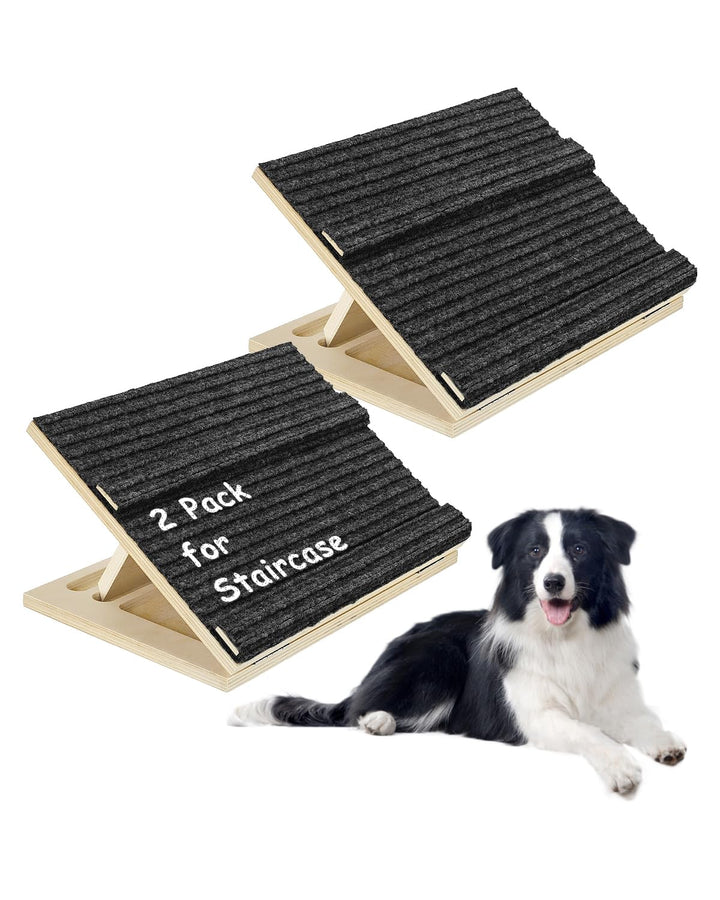 Okydoky Klappbare Hundetreppe Mit Block 40cm 2Packs für kleine/mittlere Hunde&amp;Katzen DB-40cm-2p, DB-